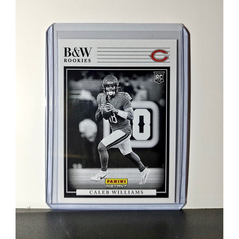 Caleb Williams 2024 Panini NFL #3 Black & White Rookies Card Bears 1 of 680